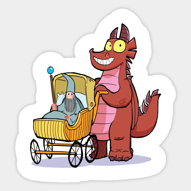 Baby Zizok Sticker by Slack Wyrm